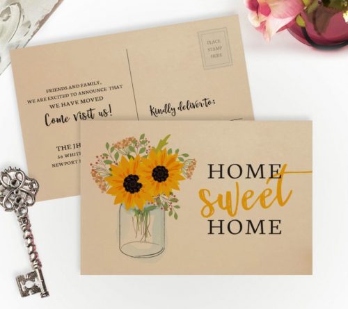 Home sweet home cards