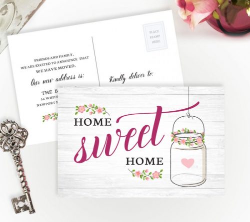 new home announcement cards