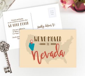 We've Moved to Nevada Cards