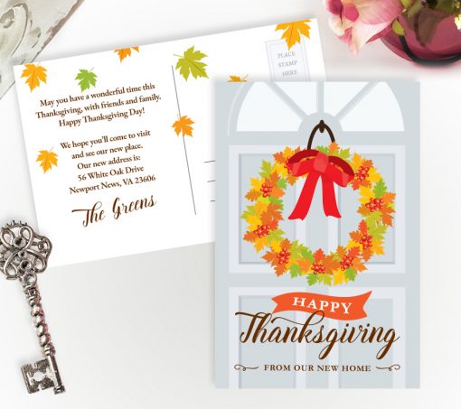 thanksgiving change of address cards